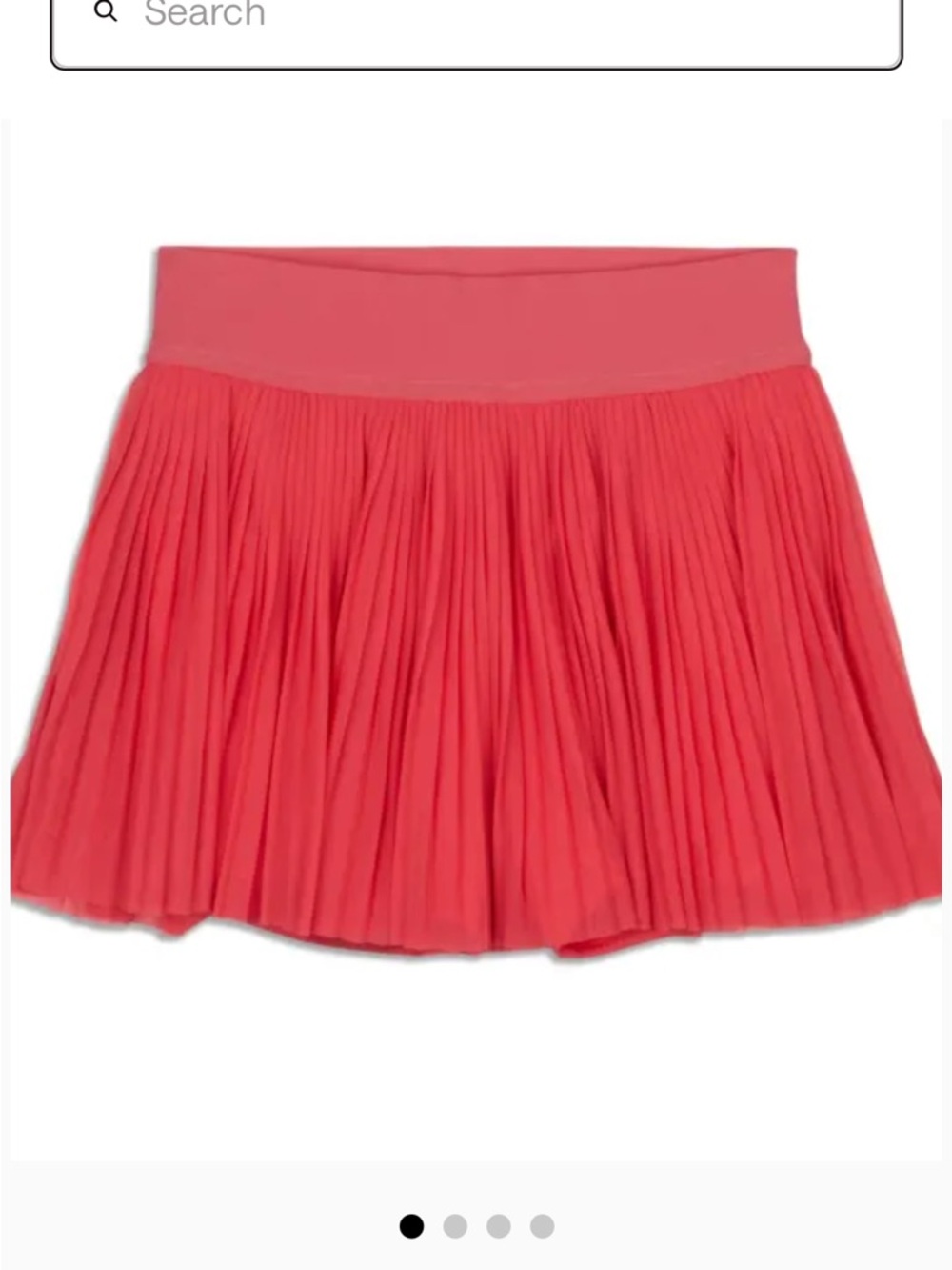 Lululemon Mesh Pleat Mini Skirt